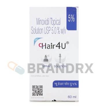 Hair4U Spray and Solution 5% Glenmark Pharmaceuticals Ltd.