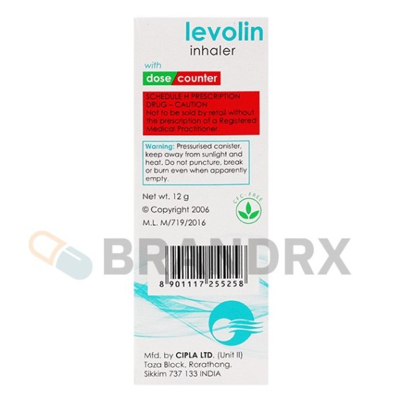 Levolin Inhaler 200 MD 50 mcg Cipla