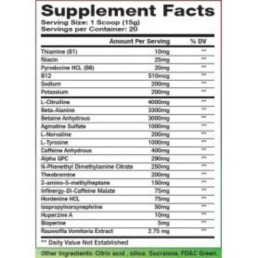 Twisted Labs - Agent Zero X 320g Pharmaceutical